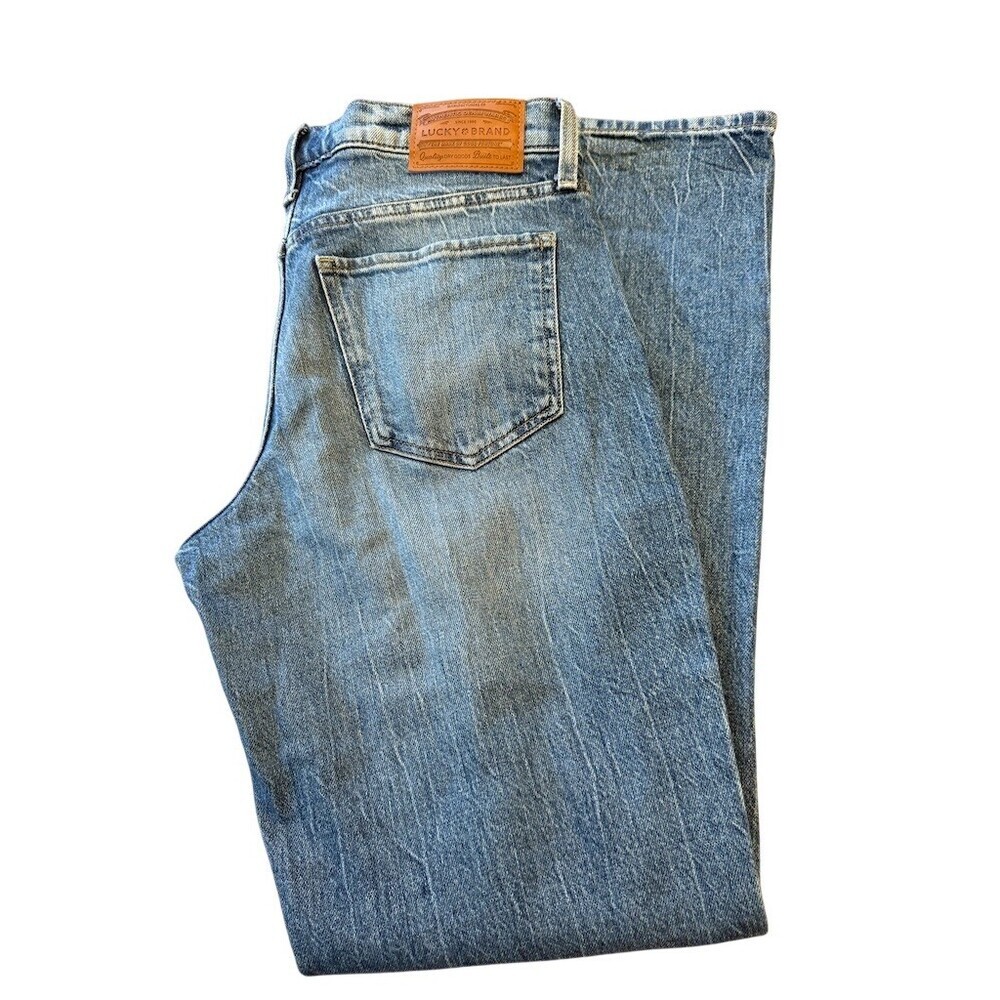 Lucky Brand Jeans Womens Blue Medium Wash Mid Rise Bootcut Size 6